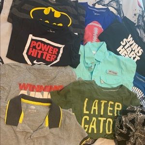 Boys 5/6 tops